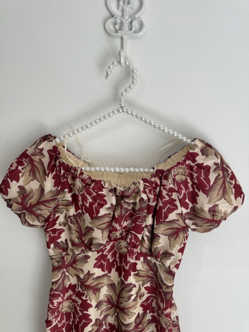 SIR The Label Valetta Silk Romantic Floral Mini Dress Wedding Guest Cocktail - Picture 5 of 15